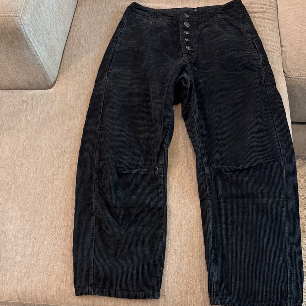 We The Free Dark Gray Corduroy Pants